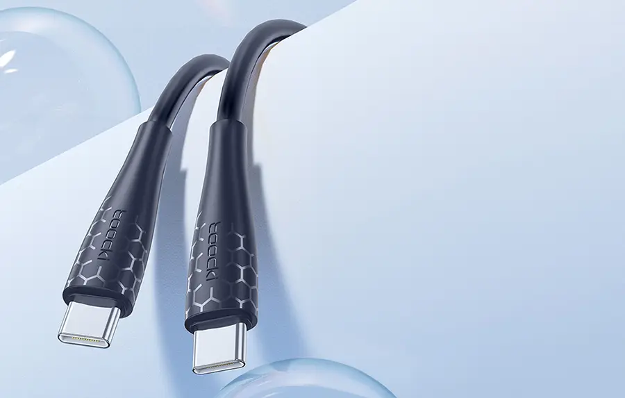 Kabel USB-C PD3.1 QC4 240 W 1 m Toocki TXCTT3-LB03 niebieski